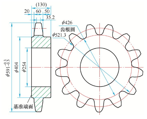 【兆恒機械】滲碳齒部有嚴重的貫穿型裂紋，何原因？